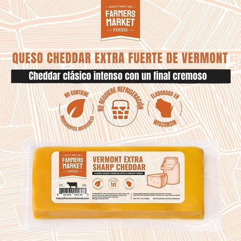 Sets, 3-Pack, Farmers Market, Gluten Free, Keto, Paleo, Low Sodium, Zero Sugar, Wisconsin Cheese Gift Extra Sharp