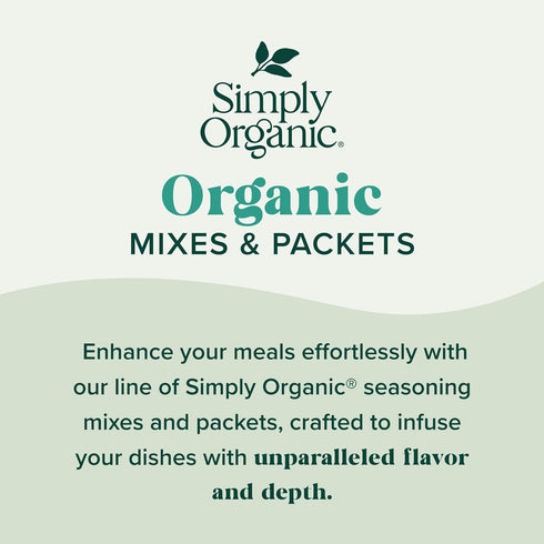 1.13 (Pack 12) Simply Organic Spicy Taco Seasoning Mix, Gluten Free, Certified Organic, Kosher, Vegan, Vegetarian, Pure