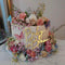 Wkeldr Baby in Bloom Gold Cake Topper,Acrylic Baby shower Cake Side Decorations, Gender