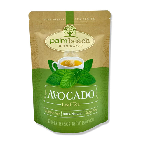 Palm Beach Medicinal Herbs - Avocado Leaf Tea, Pure Herbal Tea Series, 30ct