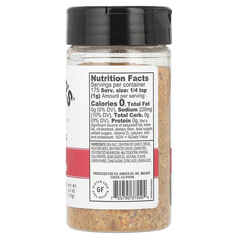 6.2 Kinder's, The Steak Blend Rub, Ounce, Seasoning