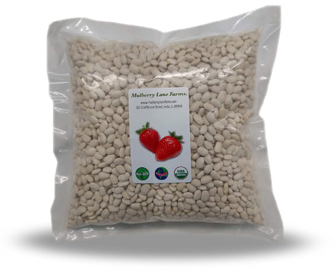 Mulberry Lane Farms Great Northern Beans, 5 Pounds USDA Certified Organic, Non-GMO, Dried, Bulk, Product