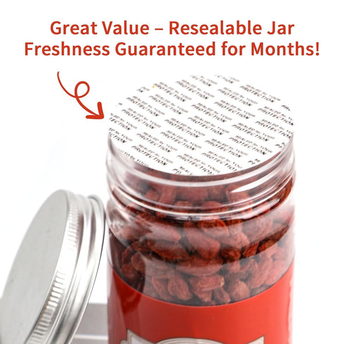 ANTAKUBU 160g(5.64OZ),100% Goji Berries Natural Wolfberry for Making Goji berry tea,Beverages,Oatmeal and Snacks,No
