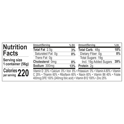 2 oz (Pack 12) Fruity PEBBLES Gluten Free Cereal, Sweetened Rice Crunch, On-the-Go Single Serve Breakfast, Cup