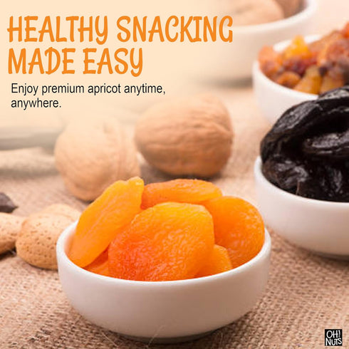 1 lb Packed Oh! Nuts Dried Apricots Turkish - - Dried Fruit - No Sugar Added - Dehydrated Fruit Bites - in New York