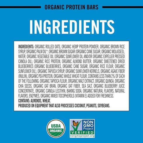 4 4 (1 Pack Dave's Killer Bread Blueberry Almond Butter Amped-Up Protein Bars CT + Peanut Butter Chocolate Chunk