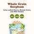 10 Food to Live Italian White Whole Grain Sorghum, Pounds Premium White Groats. Raw Milo Seeds. Vegan, Bulk Broom-corn.