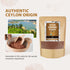 16oz (454g), Packed Soeos Organic Ceylon Cinnamon Powder, Premium Ground Cinnamon, Non-GMO, Gluten-Free, Freshly