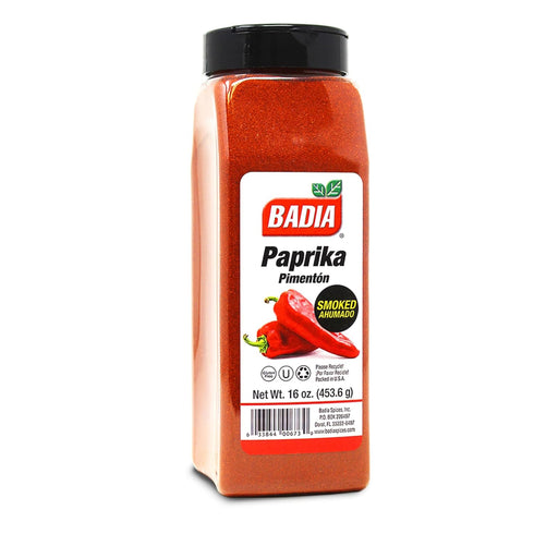 Badia Smoked Paprika, 16 oz - Rich, Smoky Flavor for Cooking, Grilling
