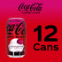 12 oz, 12 Pack Coca-Cola Zero Sugar Cherry Float Soda Soft Drink Cans, fl