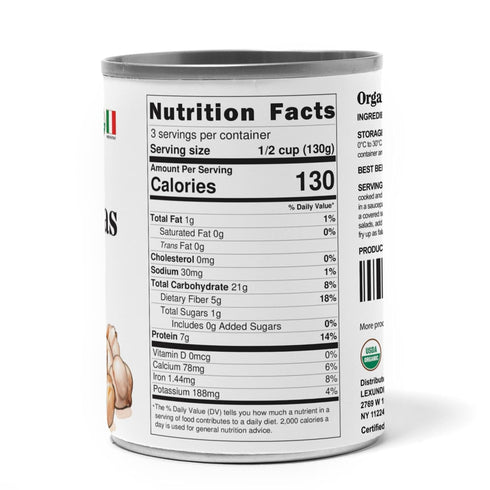 14 oz (Pack 4) Food to Live Organic Canned Chickpeas, of - Unsalted Non-GMO Garbanzo Beans. Vegan. USDA Certified