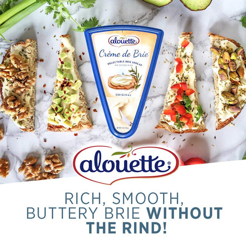5oz (Count 4) Alouette Crme de Brie Original Creamy Cheese Spread - for Entertaining & Snacking - unit