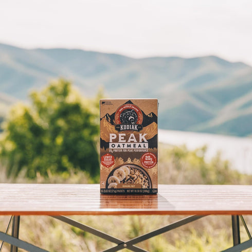 Packets, Protein,100% 6 4 packets 24 packets) Kodiak Cakes Peak Instant Oatmeal Banana Nut, High Whole Grains, box