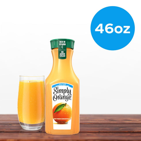 46 oz Simply Orange Juice with Calcium Bottle, fl