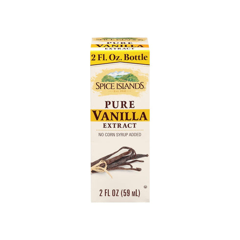 Spice Islands Baking Essentials Variety Pack with Ground Ginger, Ground Cinnamon, Ground Nutmeg, and Pure Vanilla