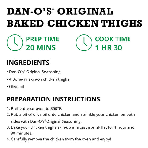 Dan-O’s Original Seasoning | Medium Bottle | 1 Pack (8.9 oz)