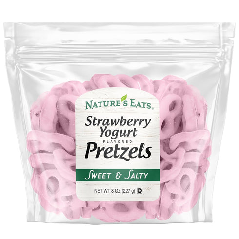 Nature's Eats Strawberry Yogurt Flavored Pretzels 8oz
