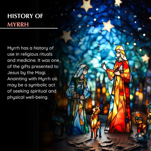 9ml (0.3 oz.)| Myrrh Anointing Oil fl Blessings from The Holy Lands | Blessed Olive Oil from Jerusalem | Biblical