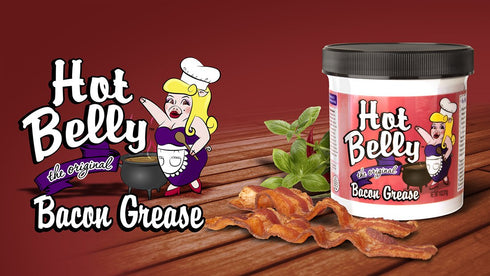 2 PACK Hot Belly bacon grease 2-11 ounce containers. Shelf stable. Download