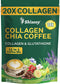Skiseoy 20x Collagen Chia Coffee - 11-in-1 Coffee Shape Mix with Collagen &