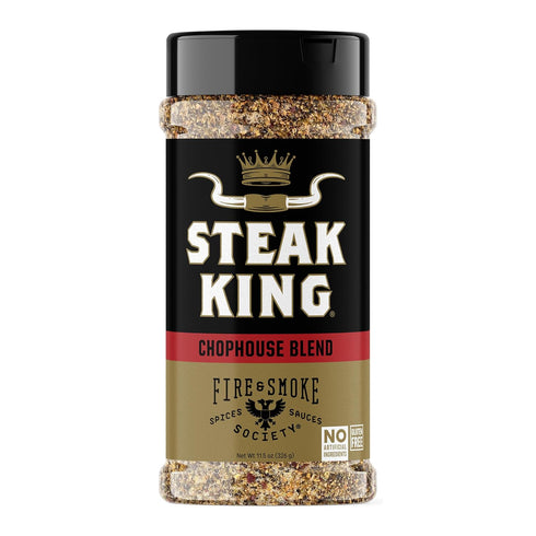 Fire & Smoke Society Steak King Steak Seasoning | BBQ Rubs for
