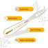 Elephant Park 100% 20 Pack Raw Unfiltered Honey Spoon Stirrer Premium US Grade A Non-GMO Individually Wrapped