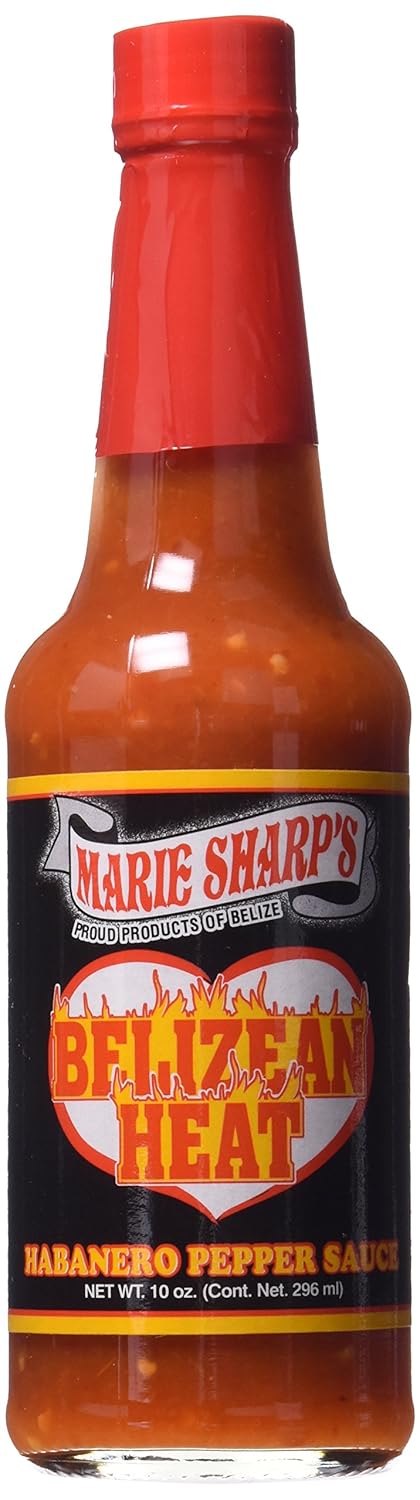 Marie Sharp's Belizean Heat Hot Sauce 10 oz (2-Pack)