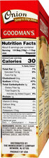 Goodman's 2.75 oz. Pack 6. Onion Soup & Dip Mix Kosher For Passover