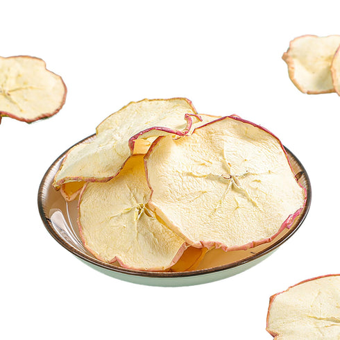 Slices-250g/8.8oz, KachiKachi Dried Apple Natural Dehydrated Apples Chips | No Sugar Added | Middle Pieces | Not