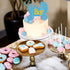 Blue Glitter It's a Boy Cake Topper for Baby Shower, Baby Boy Birthday Party Sign, Gender Reveal Decoration Supplies