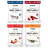 Think Jerky Beef and Turkey Jerky Variety, Original, Sweet Chipotle, Sriracha Honey,