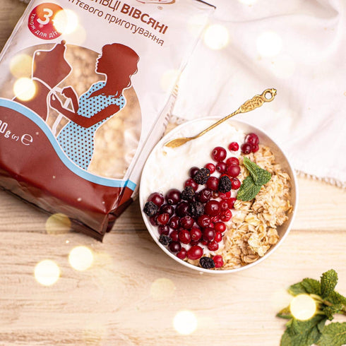 400 14.12 OZ (6 Pack) Skvira Oat Flakes Instant GMO Free No Added Sugar Halal Certificate gr /