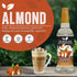 25.4 oz, Syruvia Almond Syrup, Natural Flavors, Syrup for Drinks, Lattes, and Desserts fl