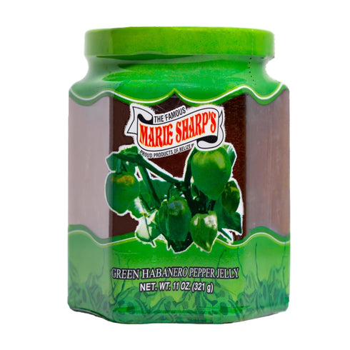 Marie Sharps Green Habanero Pepper Jelly, 11 oz | Sweet & Spicy
