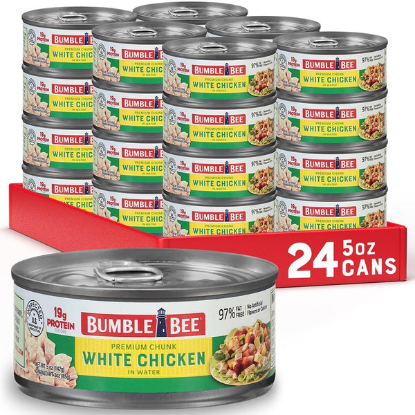 Bumble Bee Premium White Chicken Breast with Rib Meat in Water -