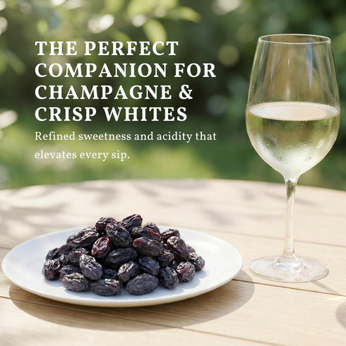 (8.8oz) Rare Japanese Dried Giant Grapes (Nagano Purple) - Refined Sweetness & Elegant Aroma - Luxury Jumbo Raisins