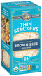Lundberg Family Farms Thin Stackers Brown Rice Lightly Salted, 5.9 Ounce