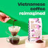 24 OZ 100% Copper Cow Premium Vietnamese Ground Coffee, | Classic Black Coffee | Dark Roast Made from Robusta Beans |