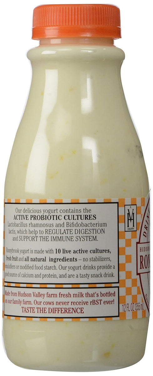 RONNY BROOK 12 RONNYBROOK FARM DAIRY Peach Drinkable Yogurt, FZ