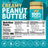 100% Pack (16 Pack 4) Crazy Richard's All-Natural Vegan Creamy & Crunchy Peanuty Butter with No Added Sugar and Non-GMO
