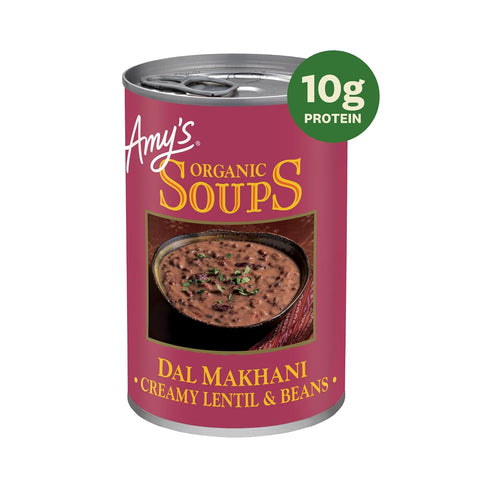 14.2 Oz, Pack 12 Amy's Soup, Organic Dal Makhani Soup