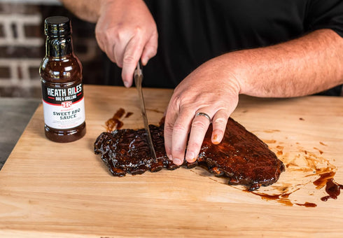 3 bottles,16 oz. Heath Riles BBQ Sauces, Sweet BBQ Sauce, Pit Master Barbecue Sauce For Meat, Marinades, Dressings