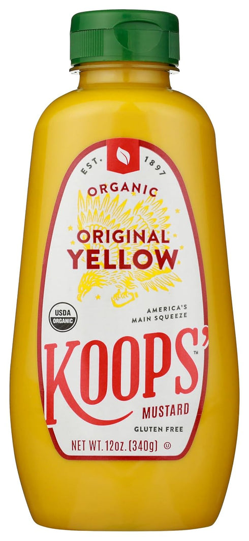 KOOPS MUSTARD YELLOW ORG 12 OZ