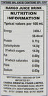 FOCO 11 Oz (Pack 24) Mango Juice Can