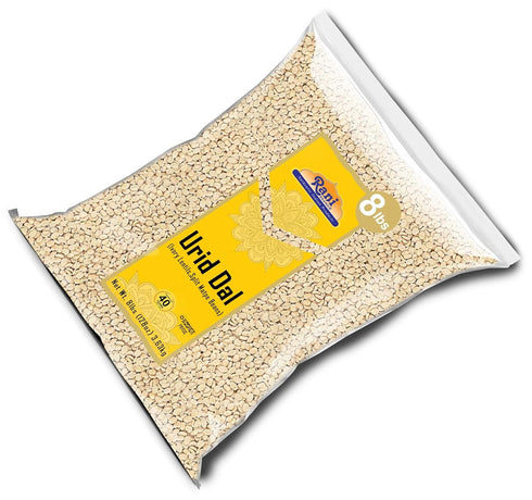 128oz (8lbs) 3.63kg Rani Urid/Urad Dal (Split Matpe Beans Skinless) Indian Lentils Bulk ~ All Natural | Gluten Friendly