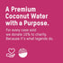 10.8 Oz (Pack 12) Once Upon a Coconut Sparkling Coconut Water + Energy - Low Calorie All-Natural Drink