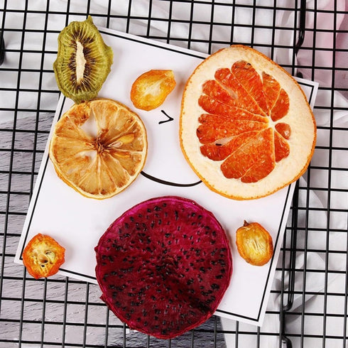 ECYC Ltd 17.6oz (500g) Natural Dried Fruit, Freeze Dried Fruit Bulk Herbal Fruit Teas Dehydrated Fruit Slices for Tea