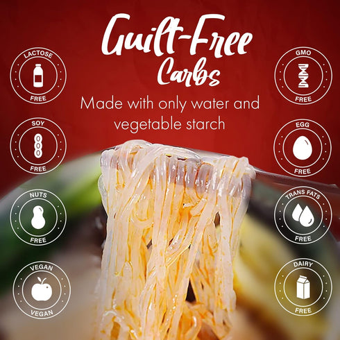 1 Pack 7.05oz Fusion Select Sweet Potato Glass Noodles - Japchae Noodles - Zero-Fat, Low-Calorie, No-Sodium