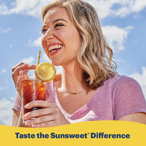 100% 6 4 Pack 7.5 Sunsweet Amazin Prune Juice Small Cans - Water Extract of Dried Prunes Pitted Unsweetened - Low Fat