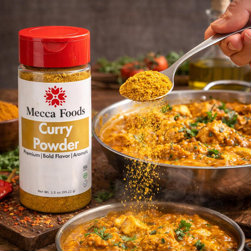 3.5 oz Curry Powder, Authentic Blend of Spices, Warm & Aromatic Flavor, All-Purpose Seasoning for Indian & Caribbean